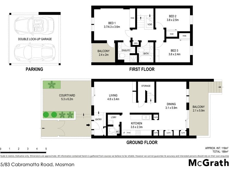 5/83 Cabramatta Road, Mosman NSW 2088 Floorplan