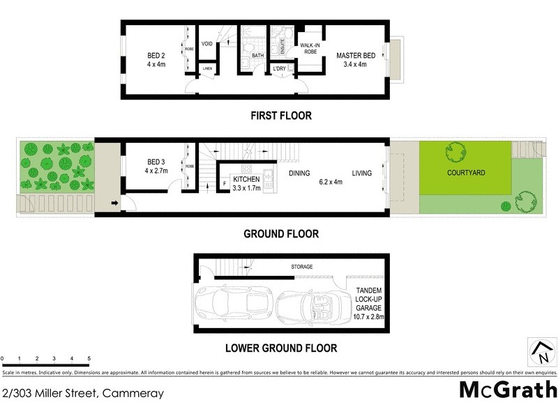 2/303 Miller Street, Cammeray NSW 2062 Floorplan