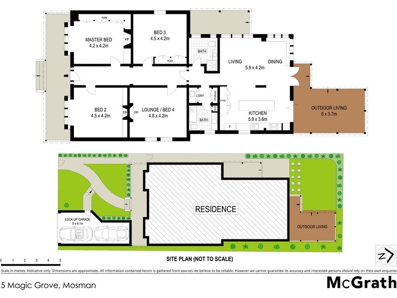 5 Magic Grove, Mosman NSW 2088 Floorplan