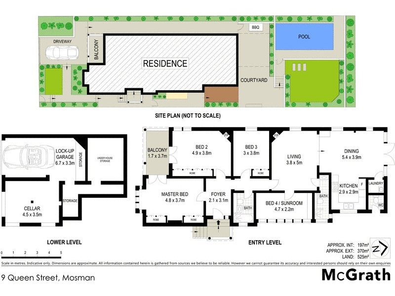 9 Queen Street, Mosman NSW 2088 Floorplan