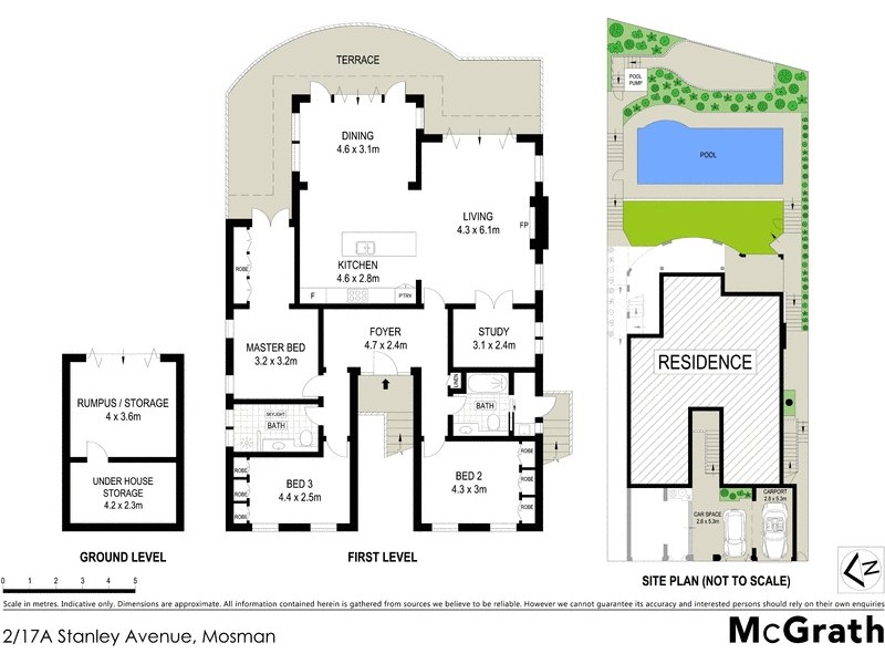 2/17A Stanley Avenue, Mosman NSW 2088 Floorplan