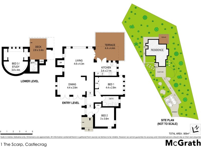 1 The Scarp, Castlecrag NSW 2068 Floorplan