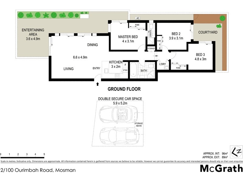 2/100 Ourimbah Road, Mosman NSW 2088 Floorplan