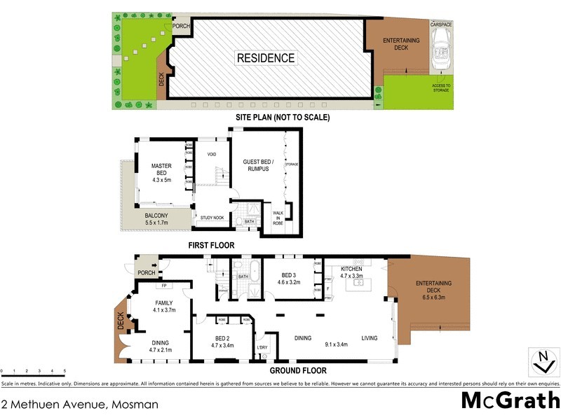 2 Methuen Avenue, Mosman NSW 2088 Floorplan