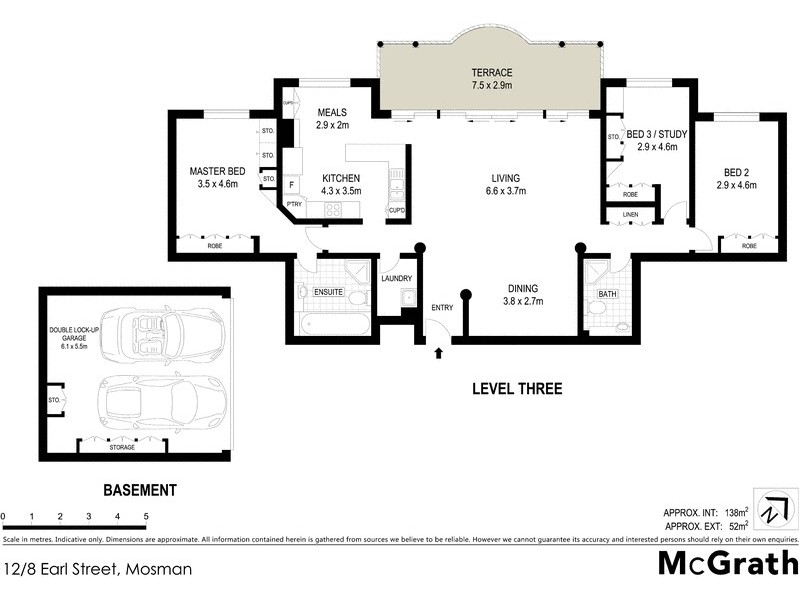 12/8 Earl Street, Mosman NSW 2088 Floorplan