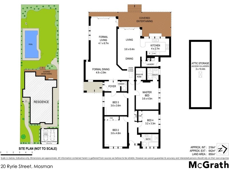 20 Ryrie Street, Mosman NSW 2088 Floorplan