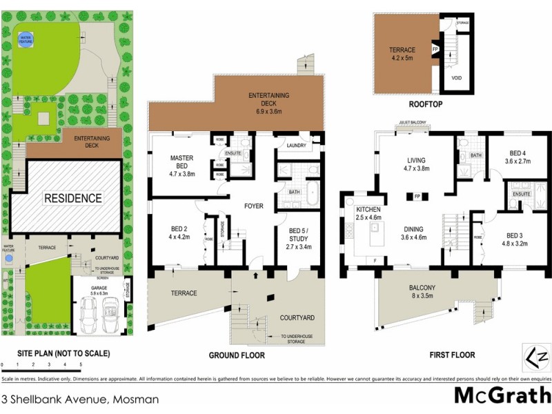 3 Shellbank Avenue, Mosman NSW 2088 Floorplan