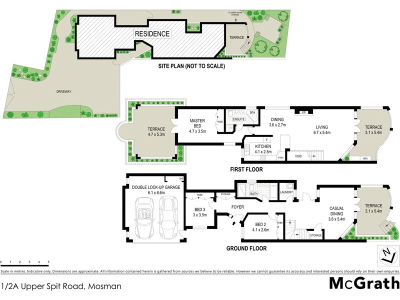 1/2A Upper Spit Road, Mosman NSW 2088 Floorplan