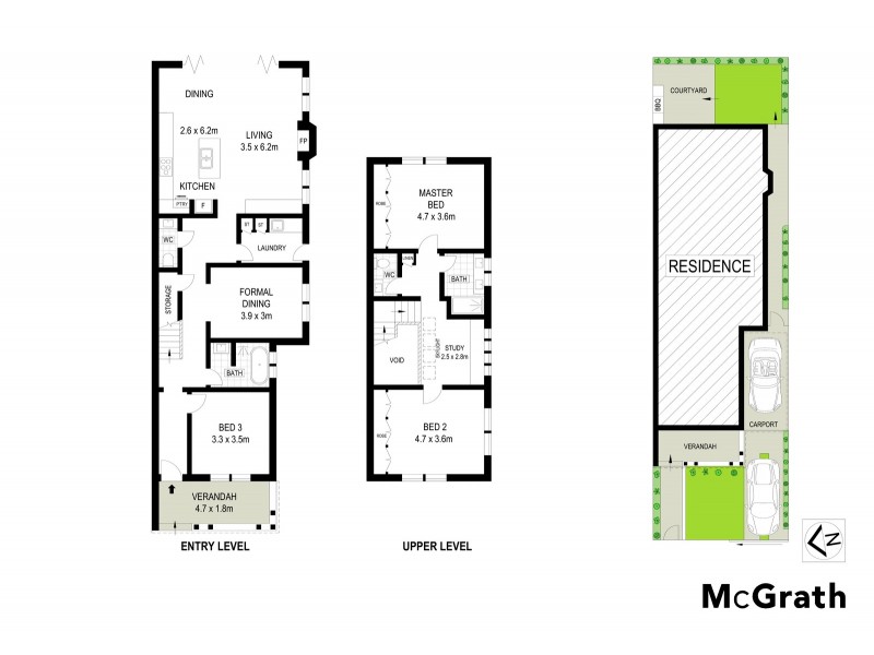 1 Rosebery Street, Mosman NSW 2088 Floorplan