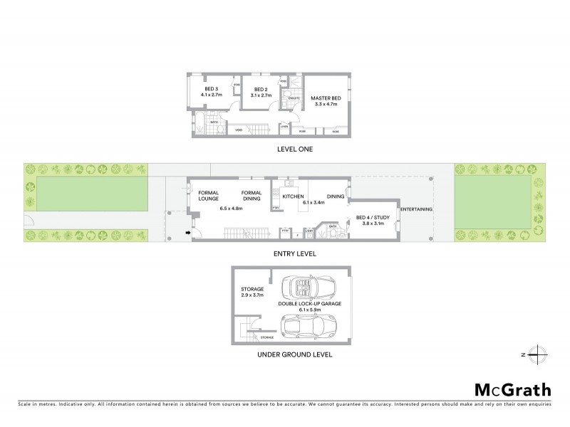 12B Prince Street, Mosman NSW 2088 Floorplan