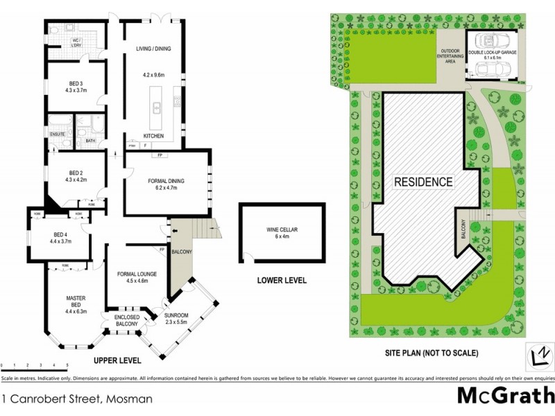 1 Canrobert Street, Mosman NSW 2088 Floorplan