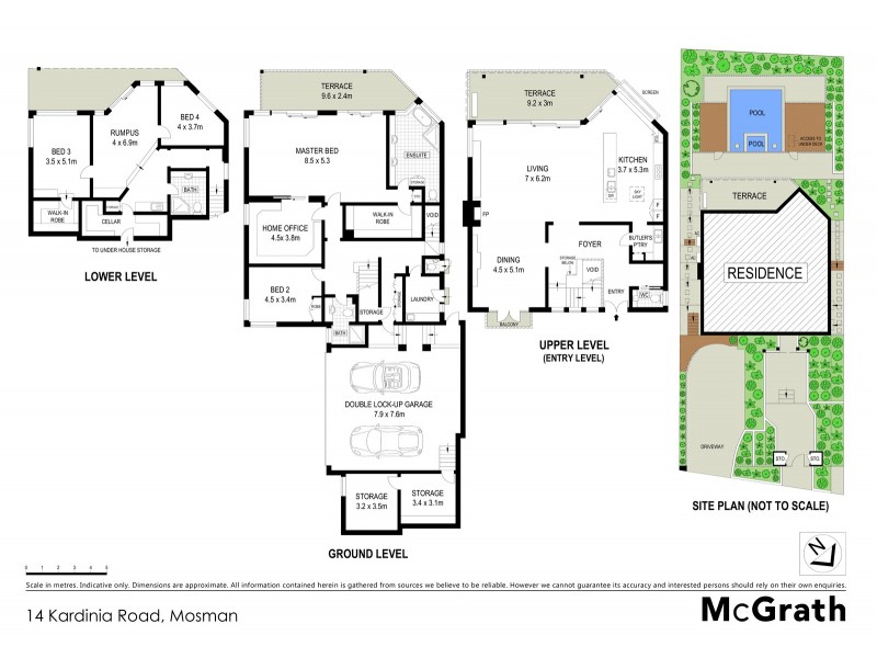14 Kardinia Road, Mosman NSW 2088 Floorplan