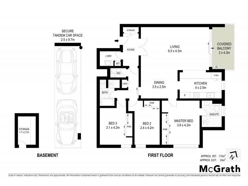 7/40 Stanton Road, Mosman NSW 2088 Floorplan