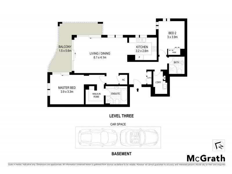 3D/22 King Street, Waverton NSW 2060 Floorplan
