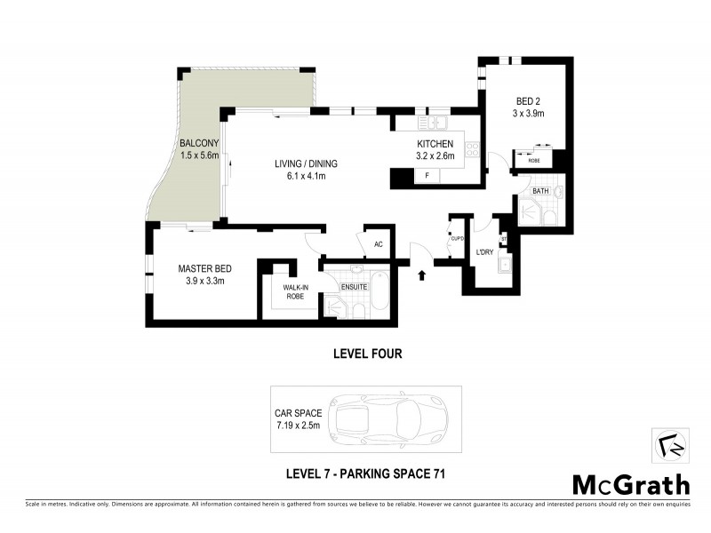 4D/22 King Street, Waverton NSW 2060 Floorplan