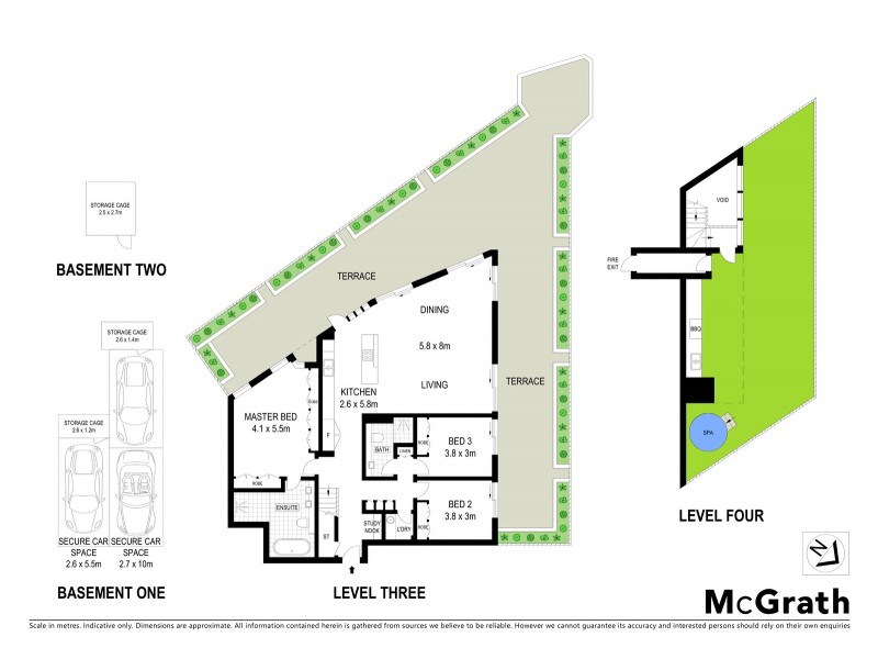22/1-5 Mandolong Road, Mosman NSW 2088 Floorplan