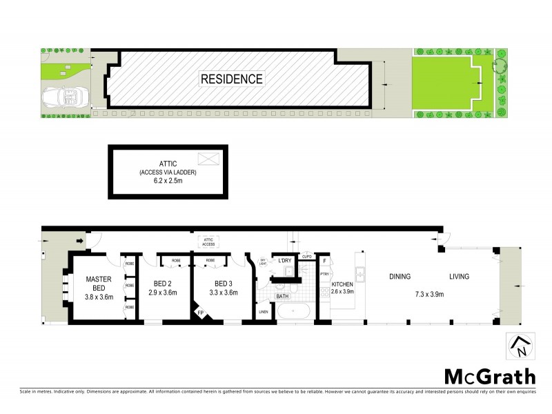 15 Rosebery Street, Mosman NSW 2088 Floorplan