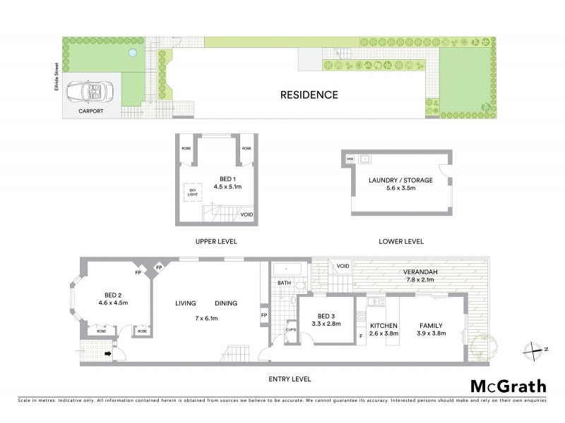 7 Elfrida Street, Mosman NSW 2088 Floorplan