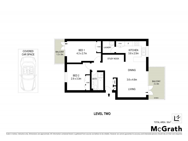 10/122 Raglan Street, Mosman NSW 2088 Floorplan