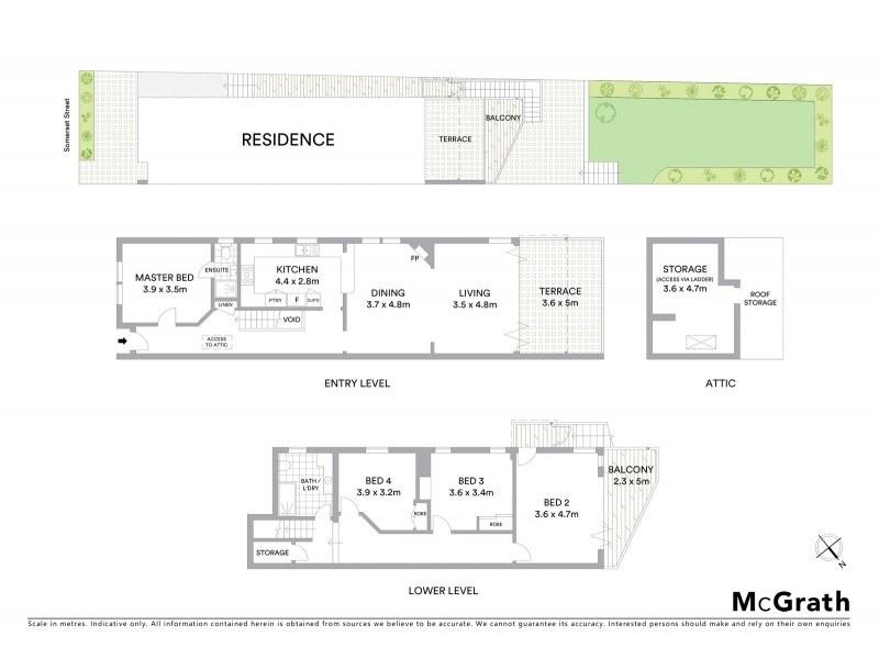 22 Somerset Street, Mosman NSW 2088 Floorplan