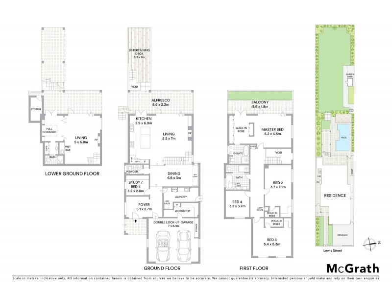 5 Lewis Street, Balgowlah Heights NSW 2093 Floorplan