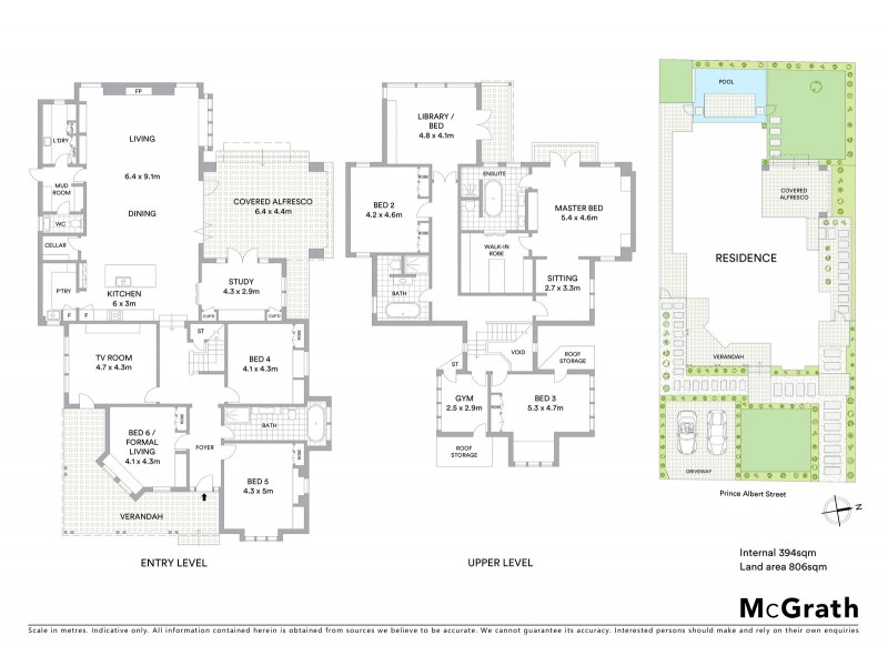 96 Prince Albert Street, Mosman NSW 2088 Floorplan