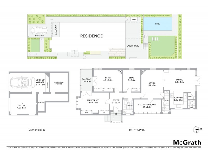 9 Queen Street, Mosman NSW 2088 Floorplan