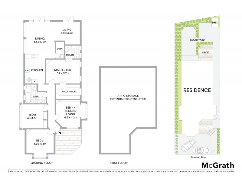 14 Canrobert Street, Mosman NSW 2088 Floorplan