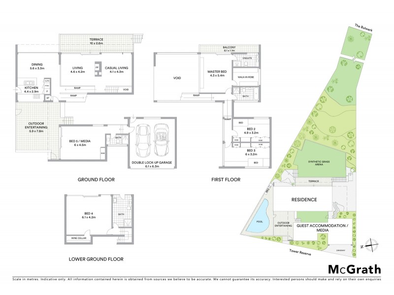 3 Tower Reserve, Castlecrag NSW 2068 Floorplan