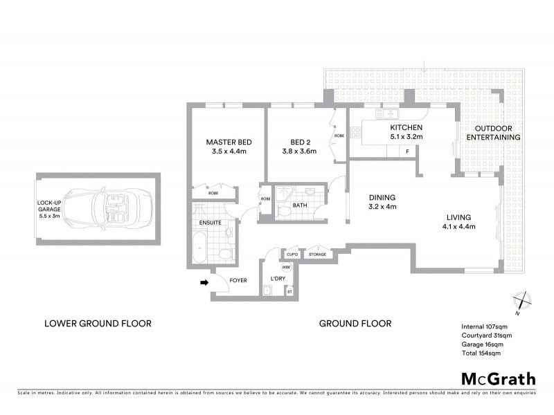 87/6 Hale Road, Mosman NSW 2088 Floorplan