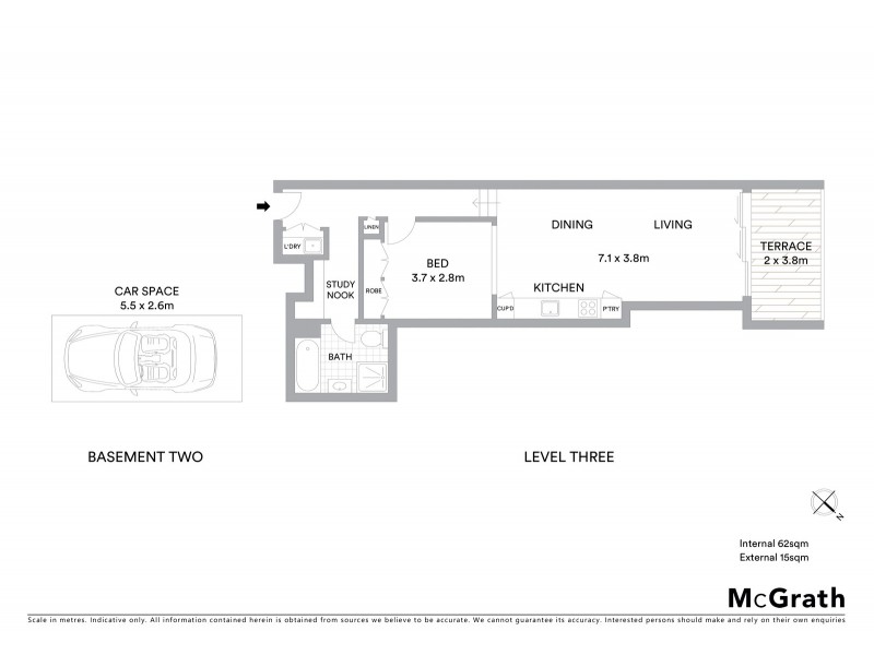 304/56 Spit Road, Mosman NSW 2088 Floorplan