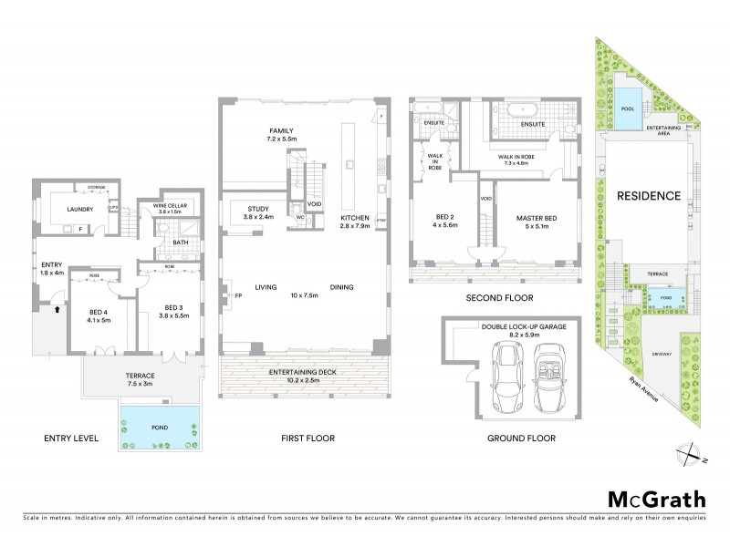 8 Ryan Avenue, Mosman NSW 2088 Floorplan