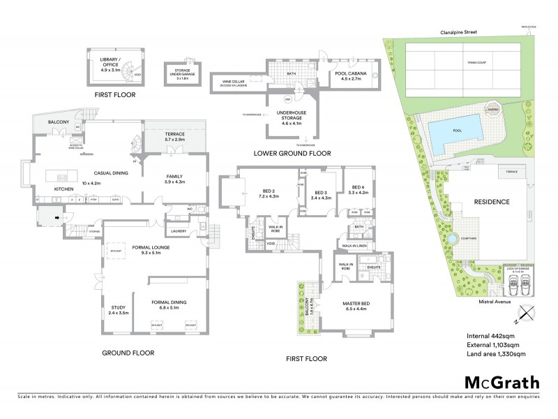5 Mistral Avenue, Mosman NSW 2088 Floorplan