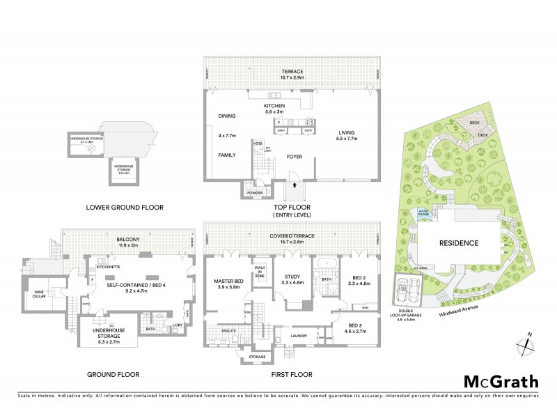 11 Windward Avenue, Mosman NSW 2088 Floorplan