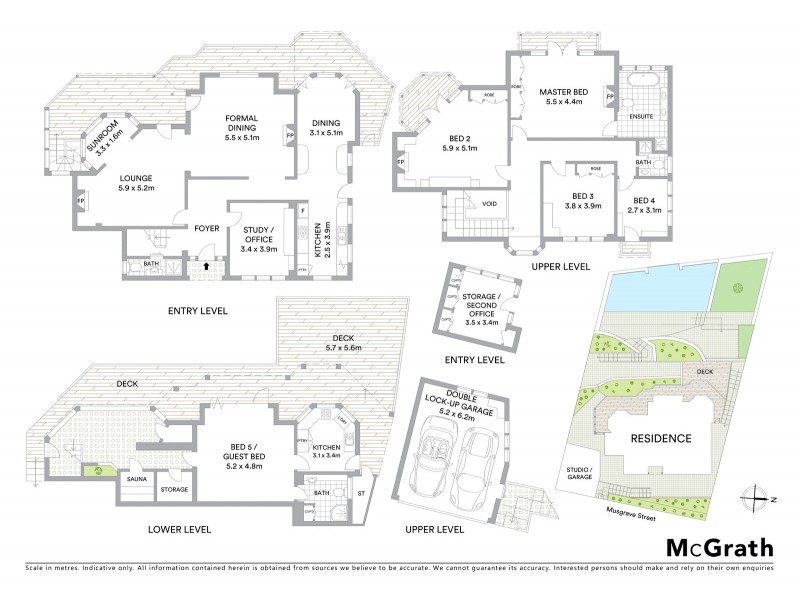 6 Musgrave Street, Mosman NSW 2088 Floorplan