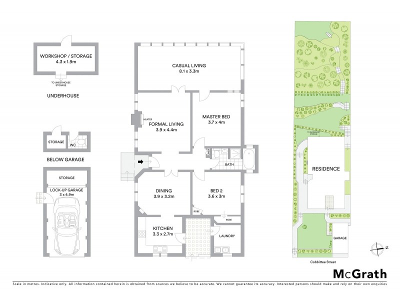 8 Cobbittee Street, Mosman NSW 2088 Floorplan