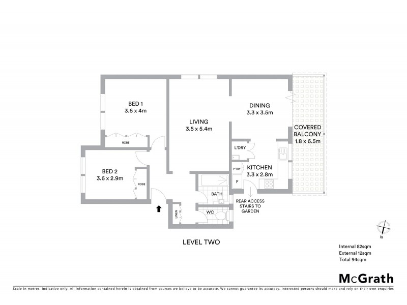 3/8A Mosman Street, Mosman NSW 2088 Floorplan