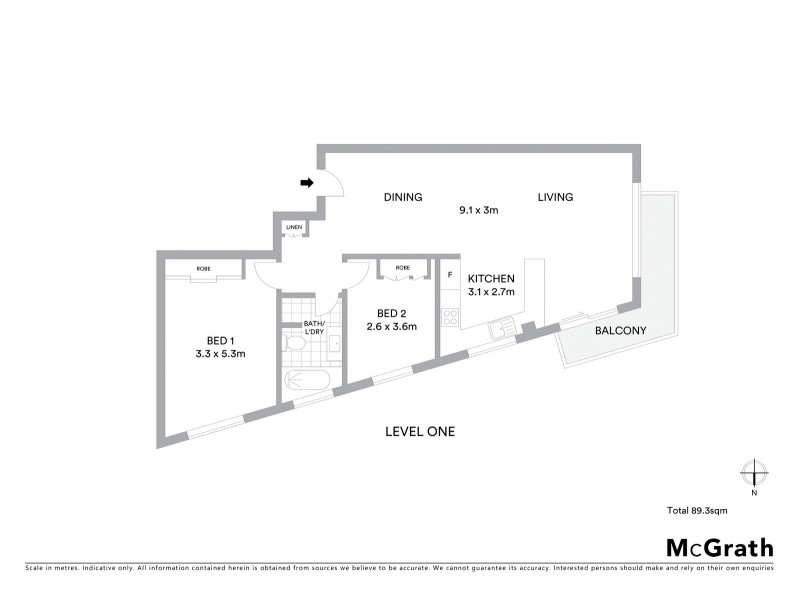 4/67 Bradleys Head Road, Mosman NSW 2088 Floorplan