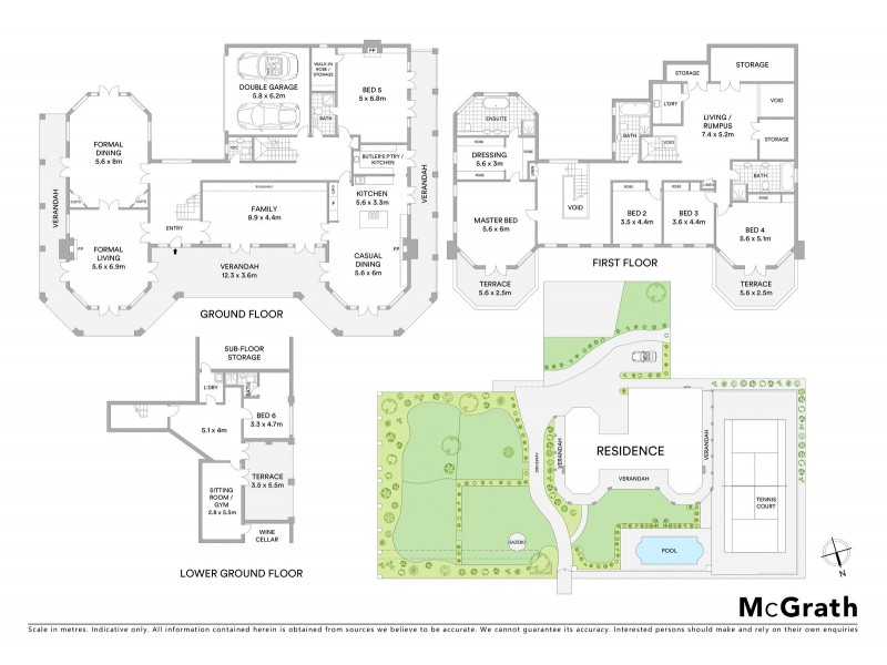 14A Lennox Street, Mosman NSW 2088 Floorplan