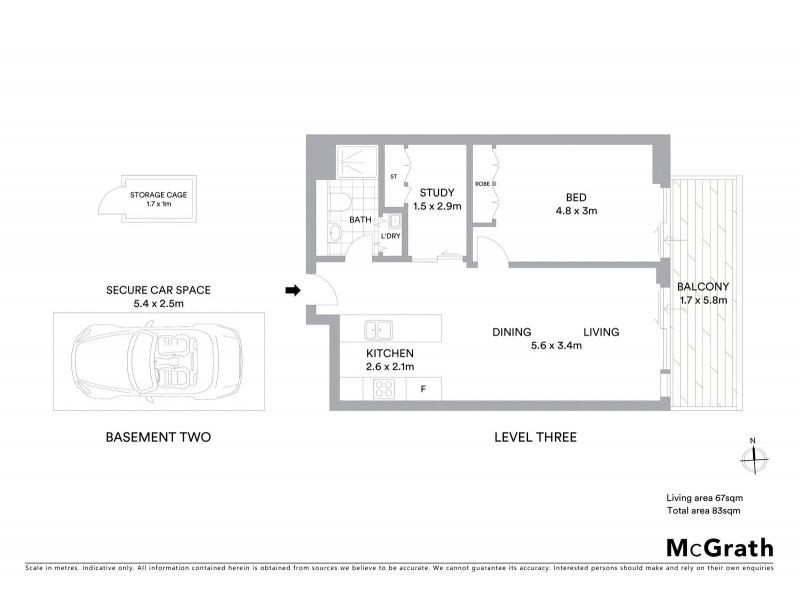 311/48 Harbour Street, Mosman NSW 2088 Floorplan