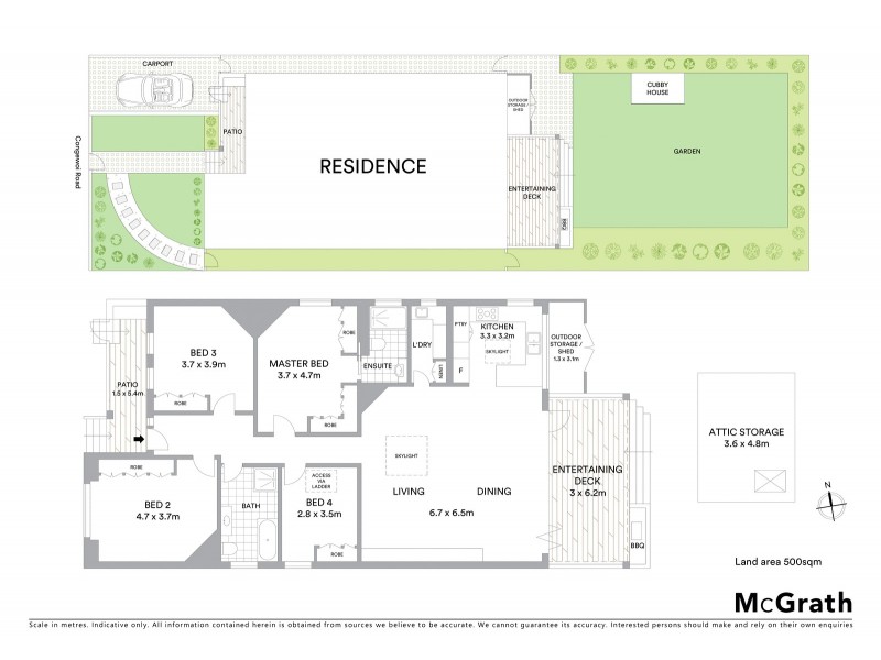 1 Congewoi Road, Mosman NSW 2088 Floorplan