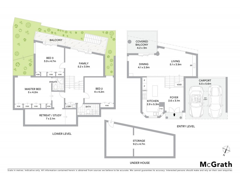 2C Park Avenue, Mosman NSW 2088 Floorplan