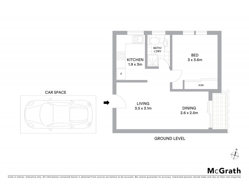 1/29 Carter Street, Cammeray NSW 2062 Floorplan