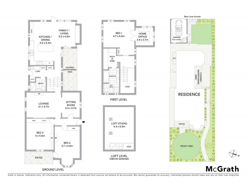12 Gladstone Avenue, Mosman NSW 2088 Floorplan