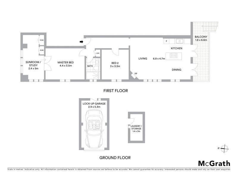 3/65 Mandolong Road, Mosman NSW 2088 Floorplan