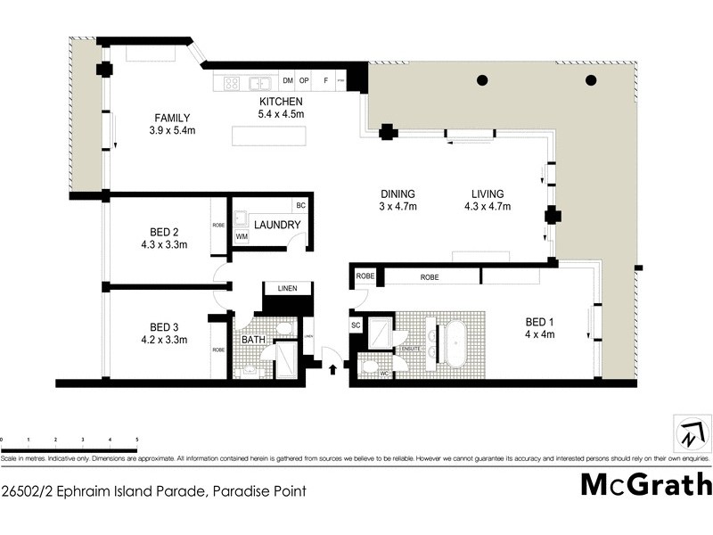26502/2 Ephraim Island Parade, Paradise Point QLD 4216 Floorplan