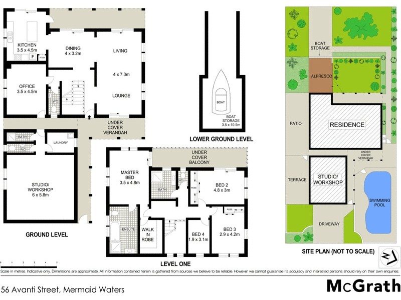 56 Avanti Street, Mermaid Waters QLD 4218 Floorplan