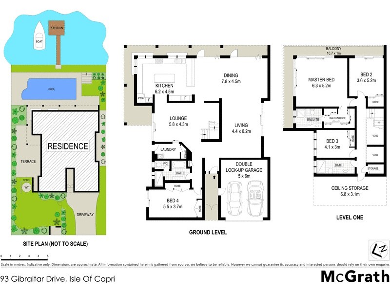 93 Gibraltar Drive, Isle Of Capri QLD 4217 Floorplan