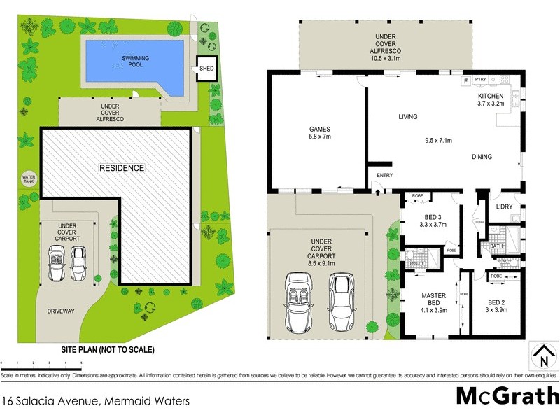 16 Salacia Avenue, Mermaid Waters QLD 4218 Floorplan
