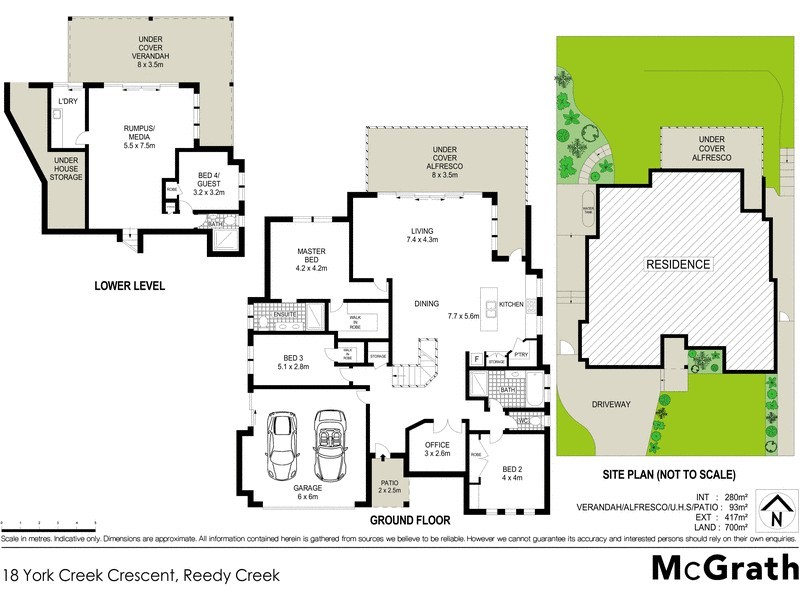 18 York Creek Crescent, Reedy Creek QLD 4227 Floorplan